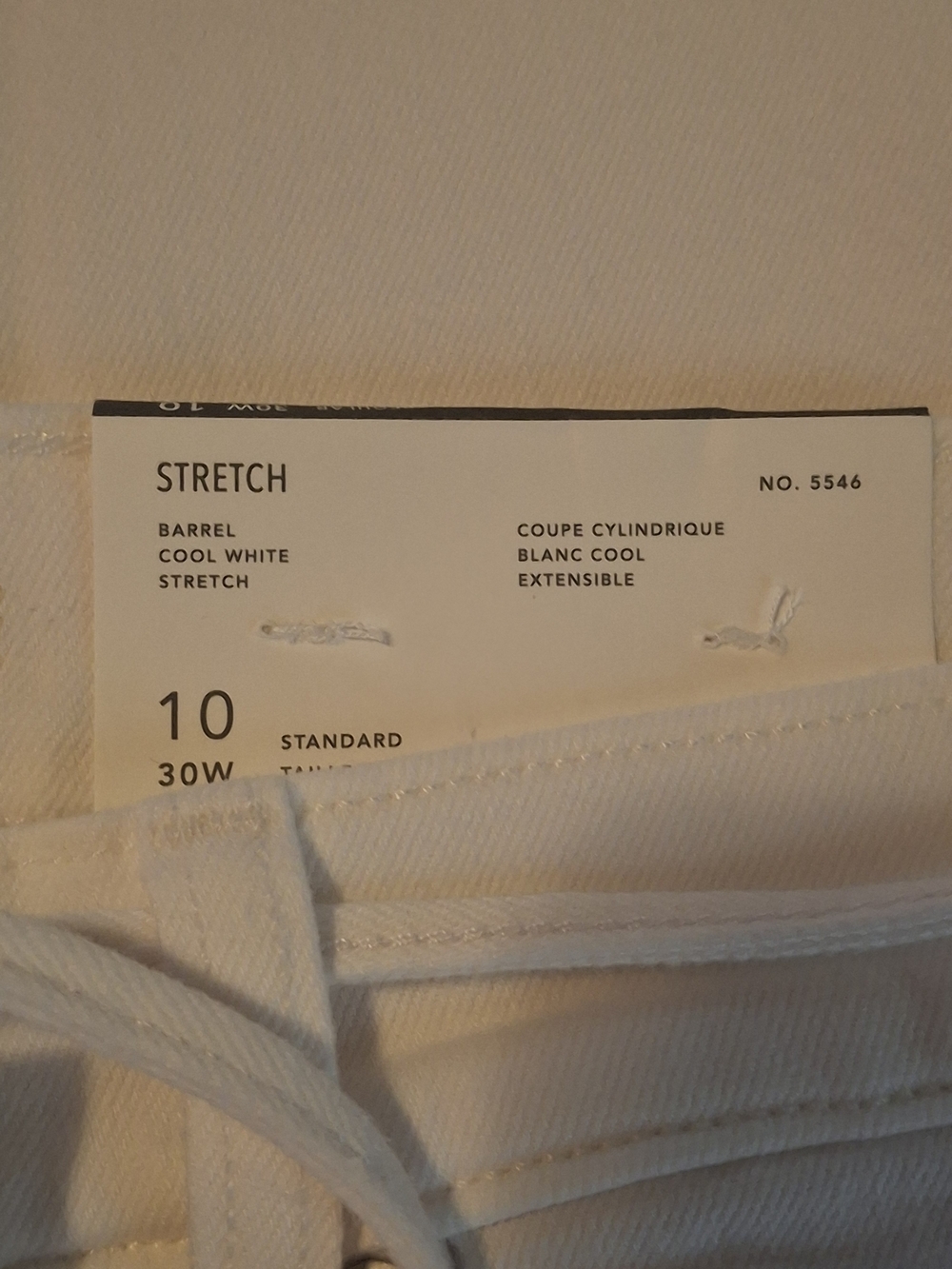 American Eagle Outfitters Women’s White Stretch Jeans - Picture 2 of 6